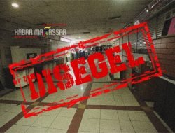 PD Pasar Makassar Segel 13 Ruko Pasar Panakkukang Akibat Tunggakan