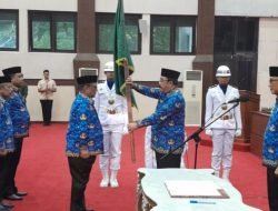 Kukuhkan Pengganti Antar Waktu Dewan Pengurus Korpri Sulsel, Ini Pesan Pj Gubernur