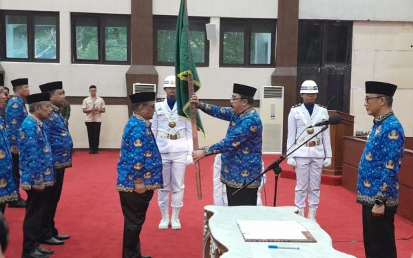 Kukuhkan Pengganti Antar Waktu Dewan Pengurus Korpri Sulsel, Ini Pesan Pj Gubernur