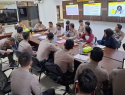 Anev Operasi Pekat, Karo Ops Polda Sulbar : Kita Sapu Bersih Target Operasi