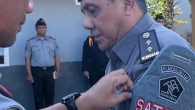 Tingkatkan Kualitas Keamanan-Layanan, Kalapas Takalar Kukuhkan Satops Patnal