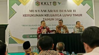 Dokter Abdul Rahman Rauf Resmi Nahkodai Kerukunan Keluarga Luwu Timur