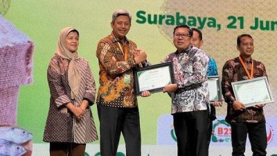 Dinas Ketahanan Pangan Sulsel Raih Penghargaan Sistem Manajemen Pengawasan Keamanan Pangan Segar