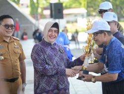 Indira Yusuf Ismail Resmi Buka O2SN SD-SMP Kota Makassar