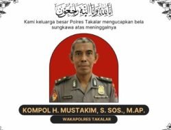 Innalillahi, Wakapolres Takalar Kompol Mustakim Meninggal Dunia
