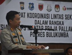 Amankan Pilkada 2024 Polres Bulukumba Gelar Rakor Lintas Sektoral