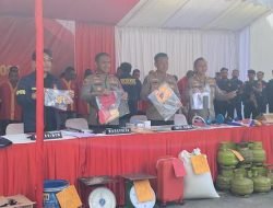 Operasi Pekat Lipu 2024, 847 Pelaku Kejahatan Ditangkap