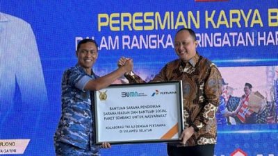 Pertamina-TNI AU Beri Bantuan dan Renovasi Fasilitas Umum