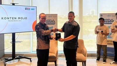 Tangkal Hoaks, Diskominfo-SP Sulsel Bimtek Jurnalisme Data Kemkominfo RI