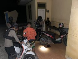 Patroli Malam Samapta Polres Majene Sasar Lokasi Rawan Aksi Kriminalitas