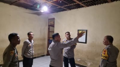 Pastikan Keamanan Rutan, Wakapolres Majene Lakukan Pengecekan