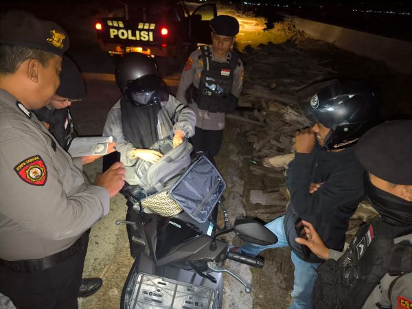 Polres Majene Gencar Patroli Malam di Daerah Rawan Kriminalitas