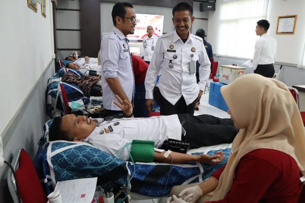 Peringati Hari Pengayoman Ke-79, Lapas Bulukumba Gelar Donor Darah