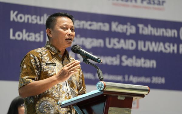 Program USAID IUWASH Pasar, Dorong Akses Air dan Sanitasi di Sulsel
