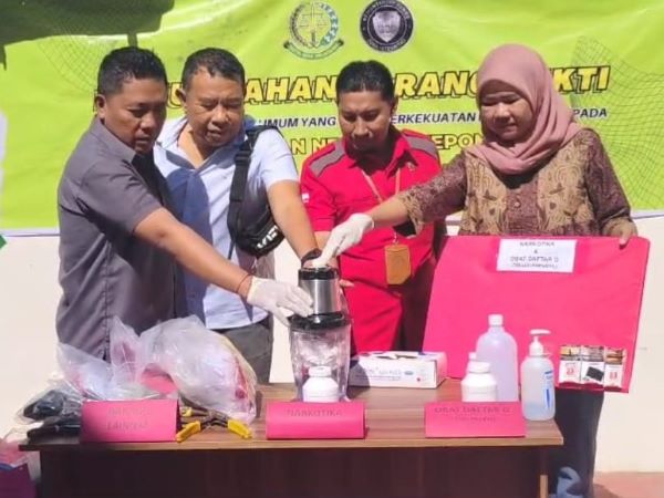 Puluhan Butir Obat Terlaran dan Sabu Dimusnahkan Kejari Jeneponto