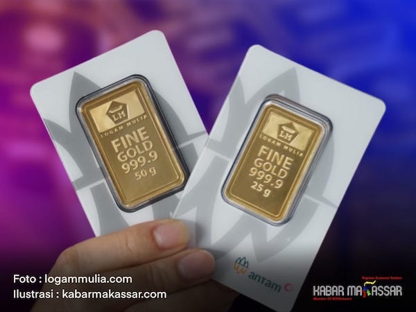 Harga Emas di Pegadaian Turun, Antam dan UBS Kompak Alami KoreksiHarga Emas di Pegadaian Turun, Antam dan UBS Kompak Alami Koreksi