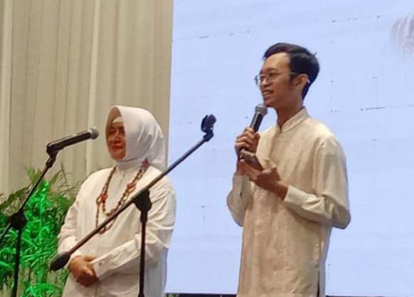 Perdana, Indira Perkenalkan Ilham Ari Fauzi Sebagai Wakilnya