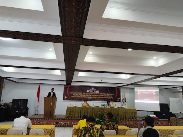 Sasar Parpol, KPU Tator Gelar Sosialisasi Visi Misi Calon Bupati dan Wabup