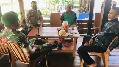 Cegah Keributan, Dandim 1425 Jeneponto Instruksikan Babinsa Sosialisasikan Pemilu Damai