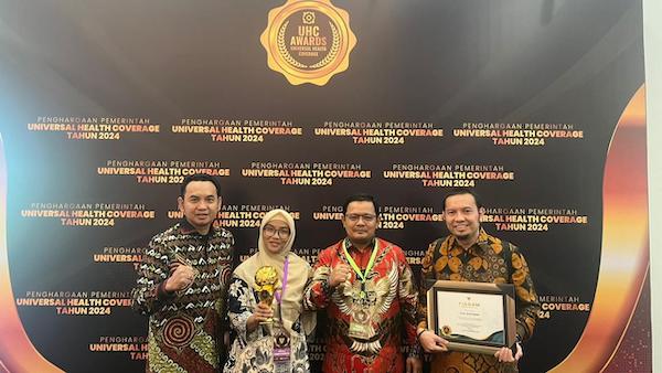 Terus Tingkatkan Layanan Kesehatan, Pemkab Bantaeng Kembali Raih Penghargaan UHC