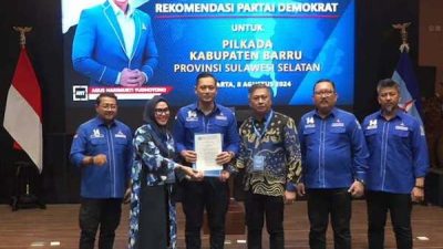 Demokrat Usung Andi Ina-Abustan di Pilkada Barru 2024