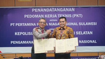 Pertamina Sulawesi Kerjasama Polda Sulsel Pengamanan Obvitnas
