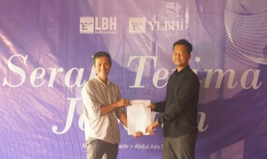 Abdul Azis Dumpa Jabat Direktur LBH Makassar Periode 2024-2028