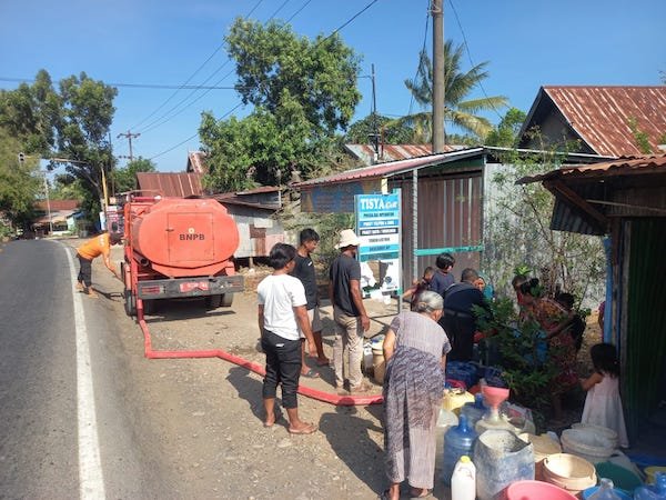Dampak Musim Kemarau, BPBD Jeneponto Distribusikan 5 Ribu Liter Air Bersih
