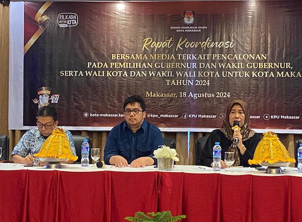Pastikan Tahapan Pilkada Lancar, KPU Makassar Gelar Simulasi Rikkes-Pendaftaran Cakada
