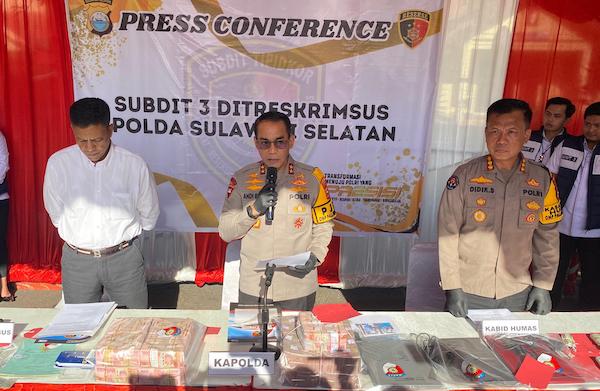Polda Sulsel Berhasil Ungkap Dugaan Korupsi Pada Bank Mandiri