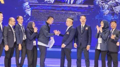 Terima B1KWK dari NasDem, Seto-Rezki Siap Mendaftar ke KPU Makassar