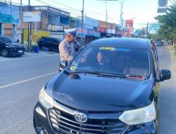 Cegah Kemacetan, Polres Sinjai Gelar Pengaturan Lalu lintas