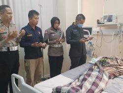 Polantas Ditabrak Mobil Double Cabin Saat Bertugas