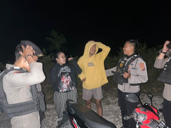 Cegah Aksi Kejahatan, Polres Majene Gencar Lakukan Patroli di Titik Rawan