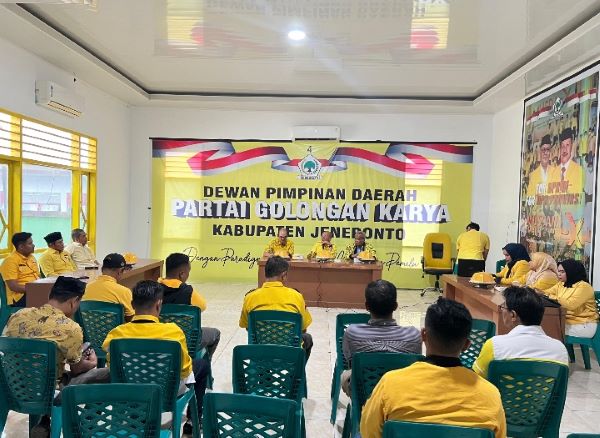 Raih 6 Kursi di Pileg, 3 Kader Golkar Diusulkan Jadi Ketua DPRD Jeneponto