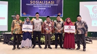 Dua Qari’ah Juara MTQ Nasional Dihadiahi Umroh dari Kanwil Kemenag Sulsel