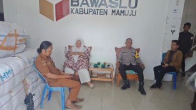 Banyak Laporan Pelanggaran, Polresta Mamuju Perketat Pengamanan di Bawaslu