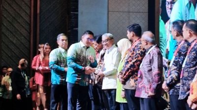 Pj Gubernur Sulsel Raih Anugerah Perkebunan Indonesia 2024
