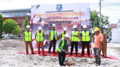 Pjs Bupati Bulukumba Letakkan Batu Pertama Pembangunan Gedung Kebudayaan