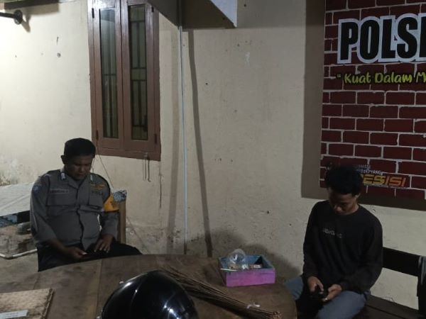 Polsek Tapalang Amankan Pelaku dan Barang Bukti Kasus Penganiayaan