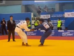 Atlet Judo Sulsel Aditya Wahyudi Berpeluang Rebut Medali Perunggu