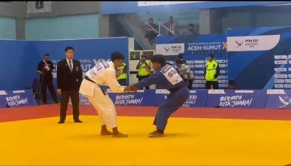 Atlet Judo Sulsel Aditya Wahyudi Berpeluang Rebut Medali Perunggu