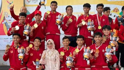 Atlet Sepak Takraw Sulsel Sabet Medali Emas di PON XXI