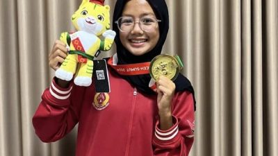 Siswi MTsN 1 Makassar Raih Medali Emas untuk Sulsel pada PON 2024
