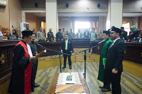 Muh Basir Resmi Dilantik Menjadi Wakil Ketua DPRD Jeneponto Periode 2024-2029