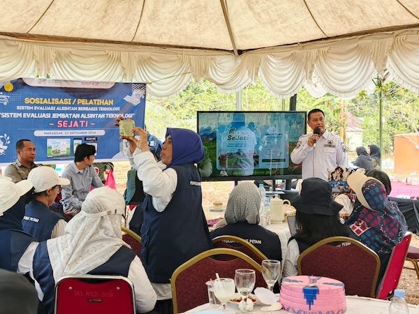 Platform Digital SEJATI Bantu Monitoring Alat Mesin dan Pertanian di Sulsel