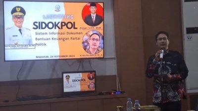 Kesbangpol Sulsel Luncurkan Sidokpol, Aplikasi Pertama Bantuan Keuangan Parpol di Indonesia