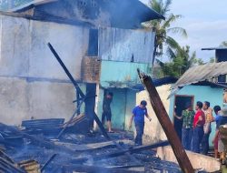 2 Rumah Panggung Hangus Terbakar di Jeneponto, Kerugian Capai Rp560 Juta