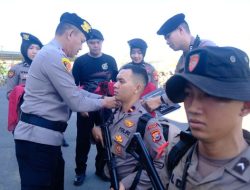Wakapolda Pimpin Penutupan Latihan Peningkatan Kemampuan Ditsamapta Polda Sulsel