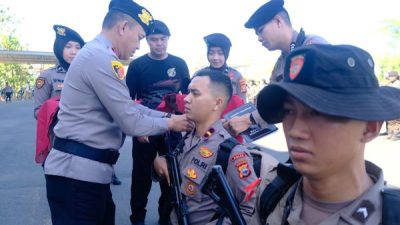 Wakapolda Pimpin Penutupan Latihan Peningkatan Kemampuan Ditsamapta Polda Sulsel